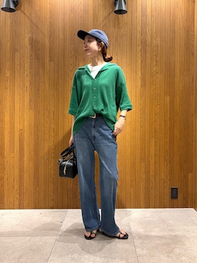 岡本さん(レディース・167cm)の夏コーディネート