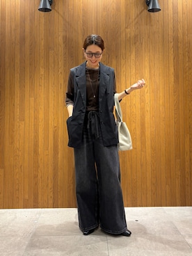 「アイテム（その他アウター）」を使った、オカモトさん（レディース・167cm・30代）の夏コーディネート