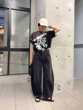 「ビルケン」｜岡本さん（レディース・167cm）の春コーディネート