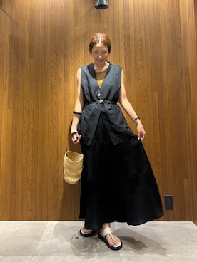 岡本さん(レディース・167cm)の夏コーディネート