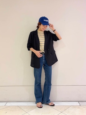 「アイテム（その他アウター）」を使った、 ai167さん（レディース・167cm）の夏コーディネート