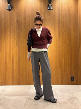 岡本さん（レディース・167cm）の秋コーディネート