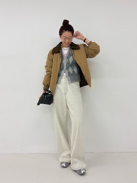 岡本さん(レディース・167cm)の秋コーディネート
