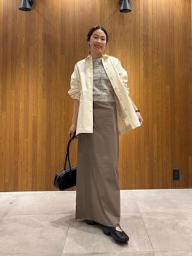 岡本さん（レディース・167cm）の春コーディネート