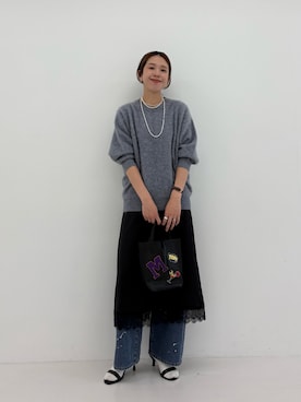 岡本さん(レディース・167cm)の秋コーディネート