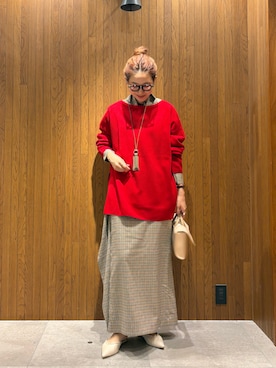 岡本さん（レディース・167cm）の秋コーディネート