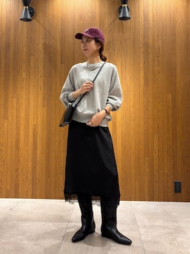 岡本さん(レディース・167cm)の秋コーディネート