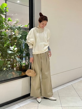 岡本さん（レディース・167cm）の秋コーディネート