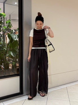 岡本さん（レディース・167cm）の夏コーディネート