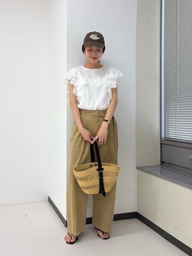 岡本さん（レディース・167cm）の夏コーディネート