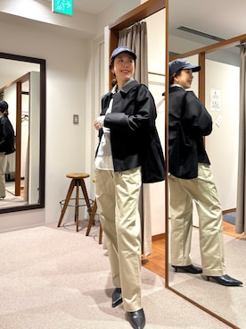 岡本さん(レディース・167cm)の冬コーディネート