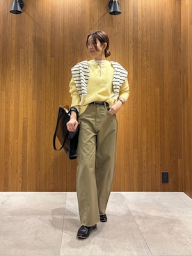 岡本さん（レディース・167cm）の冬コーディネート