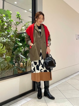 岡本さん（レディース・167cm）の秋コーディネート