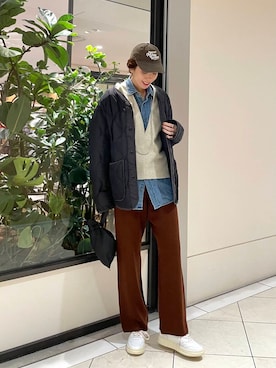 岡本さん（レディース・167cm）の冬コーディネート