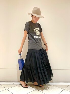 岡本さん（レディース・167cm）の夏コーディネート