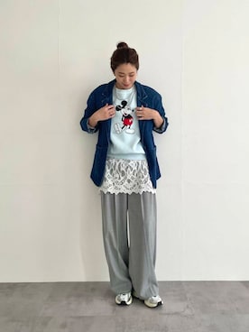 岡本さん（レディース・167cm）の冬コーディネート