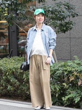 岡本さん（レディース・167cm）の冬コーディネート