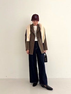 「アイテム（テーラードジャケット）」を使った、オカモトさん（レディース・167cm・30代）の秋コーディネート