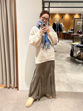 岡本さん（レディース・167cm）の冬コーディネート