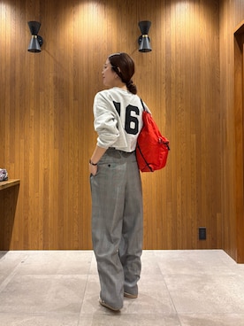 岡本さん（レディース・167cm）の春コーディネート