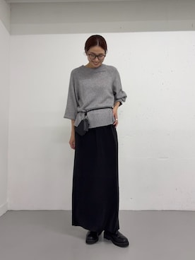 岡本さん(レディース・167cm)の秋コーディネート
