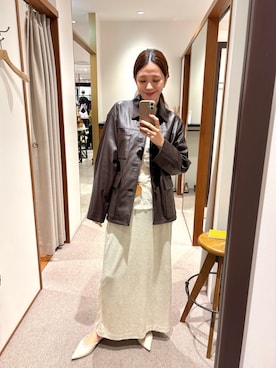 「アイテム（スカート）」を使った、オカモトさん（レディース・167cm・30代）の夏コーディネート