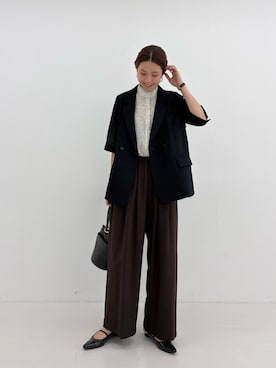 「URBAN RESEARCH ROSSO WOMEN（アーバンリサーチ　ロッソ）のアイテム」を使った、岡本さん（レディース・167cm）の春コーディネート