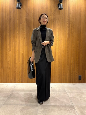 「アイテム（その他アウター）」を使った、オカモトさん（レディース・167cm・30代）の秋コーディネート