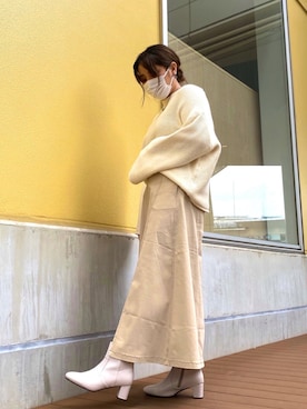 「ORiental TRaffic（オリエンタルトラフィック）のアイテム（ブーツ）」を使った、WAラゾーナ川崎プラザ店さん（レディース・163cm）の秋コーディネート