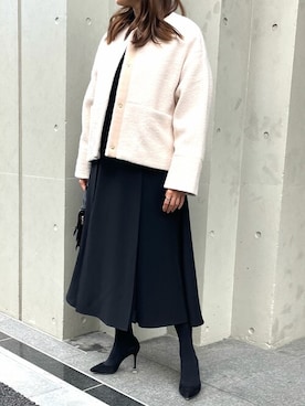 「OFUON（オフオン）のアイテム」を使った、OFUON le MKさん（レディース・153cm）の冬コーディネート