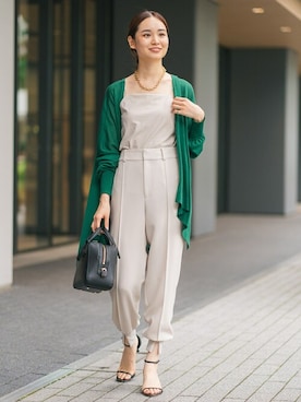 「Noble（ノーブル）の【mica della valle】Monica sorella（ショルダーバッグ）」を使った、ayanoさん（レディース・160cm）の秋コーディネート