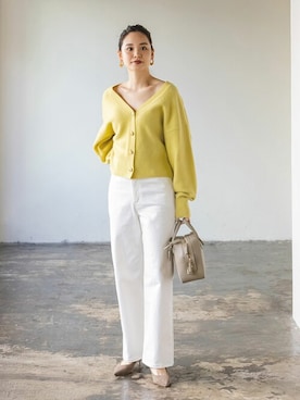 「Noble（ノーブル）の【mica della valle】Monica sorella（ショルダーバッグ）」を使った、ayanoさん（レディース・160cm）の秋コーディネート