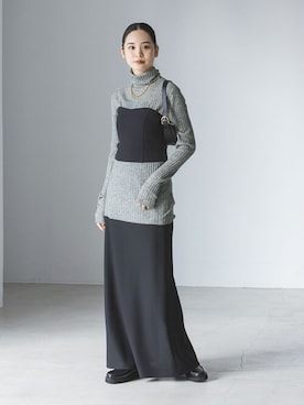 「Noble（ノーブル）のアイテム（アクセサリー）」を使った、ayanoさん（レディース・160cm）の冬コーディネート