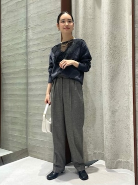 「Noble（ノーブル）のアイテム（アクセサリー）」を使った、ayanoさん（レディース・160cm）の冬コーディネート