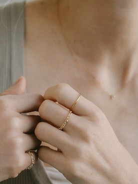 「アイテム（イヤーカフ）」を使った、Ops Accessoryさん（レディース・165cm）の夏コーディネート