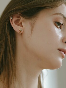 「ゴールドアクセ」｜Ops Accessoryさん（レディース・165cm）の夏コーディネート