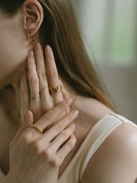 「リング」｜Ops Accessoryさん（レディース・165cm）の夏コーディネート