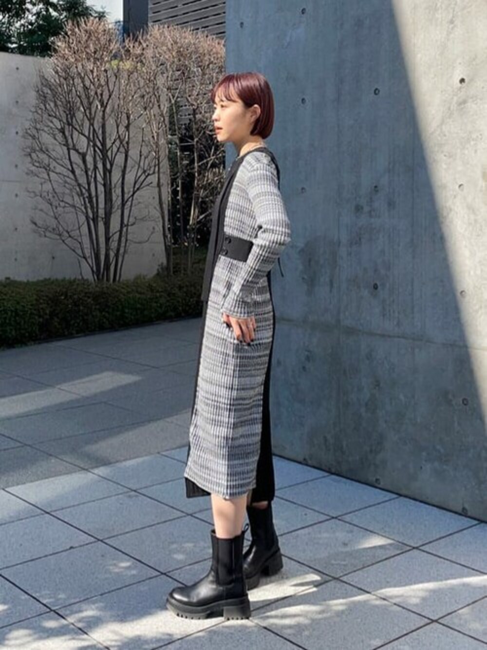 UNITED TOKYO（ユナイテッドトウキョウ）の「バーティカルパターンニットワンピース（ワンピース）」 - WEAR