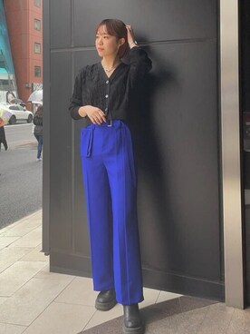 Risako Iidaさん（レディース・169cm）の春コーディネート