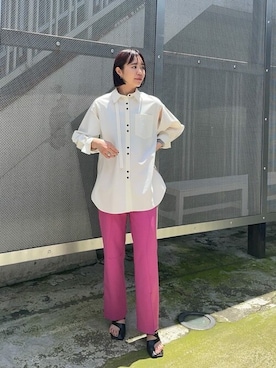 Risako Iidaさん（レディース・169cm）の春コーディネート