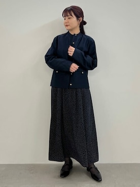 「FABIO RUSCONI（ファビオルスコーニ）のアイテム」を使った、fuuさん（レディース・154cm）の冬コーディネート