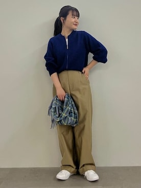 「アイテム（タンクトップ）」を使った、fuuさん（レディース・154cm）の冬コーディネート