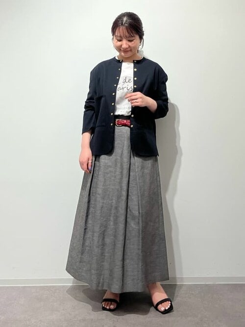24SS　CHEVAL×human womanコットンハイゲージポンチジャケット human woman（ヒューマンウーマン）の「◇【CHEVAL×human woman