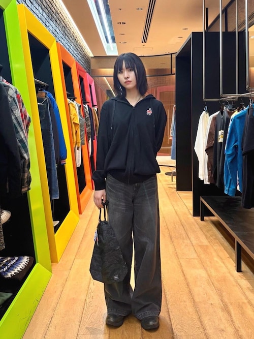 HYSTERIC GLAMOUR パーカー VIXEN GIRLワッペン メンズ