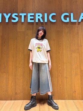 「HYSTERIC GLAMOUR（ヒステリックグラマー）のアイテム（チョーカー）」を使った、ユウさん（レディース・168cm）の春コーディネート