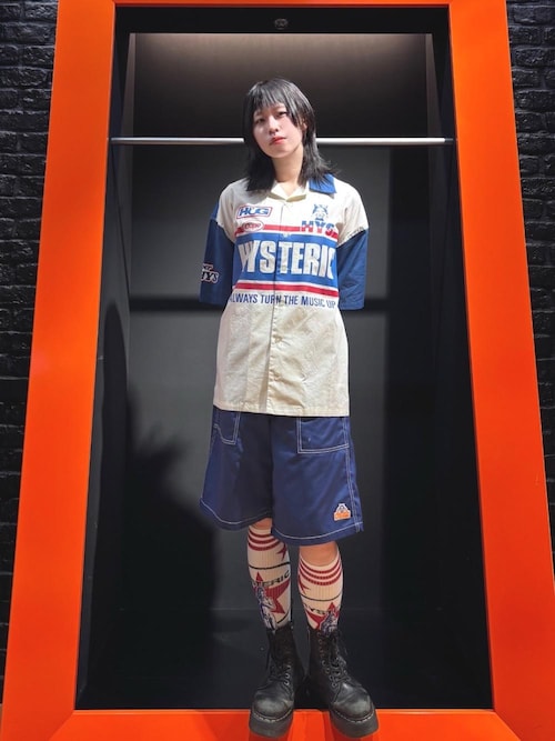 可愛い【HYSTERIC GLAMOUR】HYS STAR ハイソックス HYS STAR ハイソックス|HYSTERIC GLAMOUR WOMEN | HYSTERIC