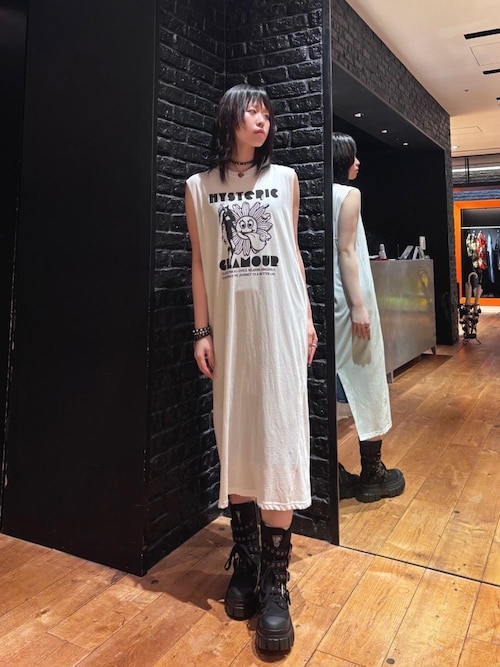 HYSTERIC GLAMOUR STUDS BELT コンバットシューズ 23