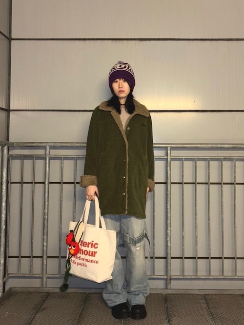 HYSTERIC GLAMOUR 耳当て イヤーマフ 手編みイヤーマフラー レディース