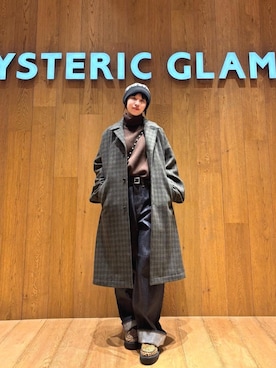 「HYSTERIC GLAMOUR（ヒステリックグラマー）のアイテム（バッグ）」を使った、ユウさん（レディース・168cm）の秋コーディネート