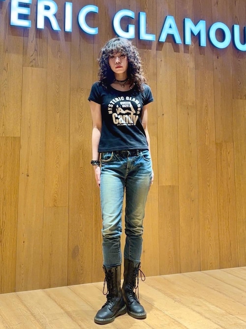 HYSTERIC GLAMOUR（ヒステリックグラマー） tシャツ QUEEN SIZE CANDY